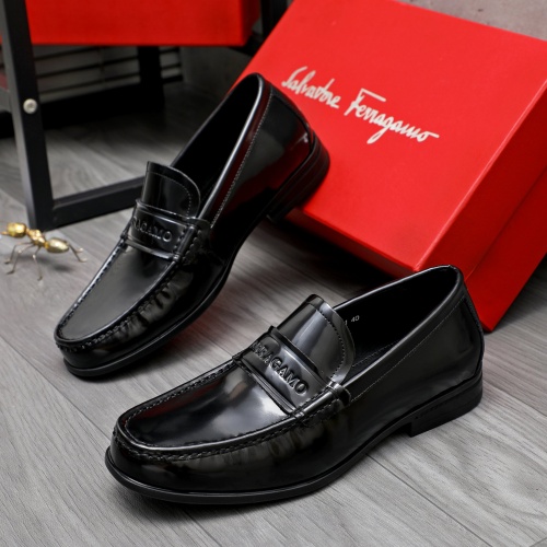 Replica Salvatore Ferragamo Leather Shoes For Men #1244002, $82.00 USD, [ITEM#1244002], Replica Salvatore Ferragamo Leather Shoes outlet from China