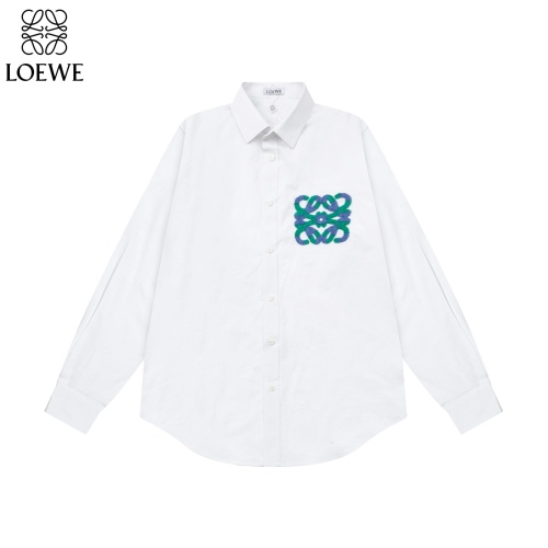 Replica LOEWE Shirts Long Sleeved For Unisex #1244097, $68.00 USD, [ITEM#1244097], Replica LOEWE Shirts outlet from China