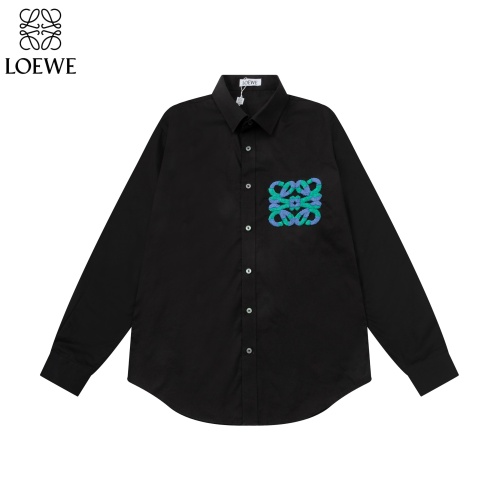 Replica LOEWE Shirts Long Sleeved For Unisex #1244098, $68.00 USD, [ITEM#1244098], Replica LOEWE Shirts outlet from China