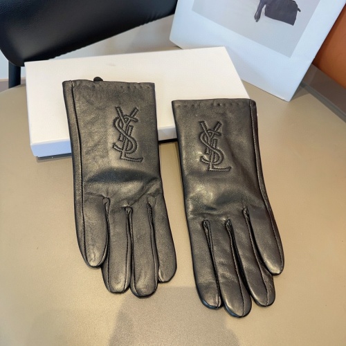 Replica Yves Saint Laurent Gloves For Women #1244626, $40.00 USD, [ITEM#1244626], Replica Yves Saint Laurent Gloves outlet from China