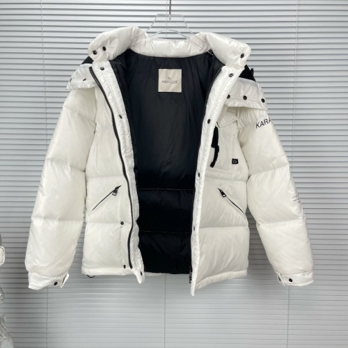 Replica Moncler Down Feather Coat Long Sleeved For Unisex #1244694 $130.00 USD for Wholesale