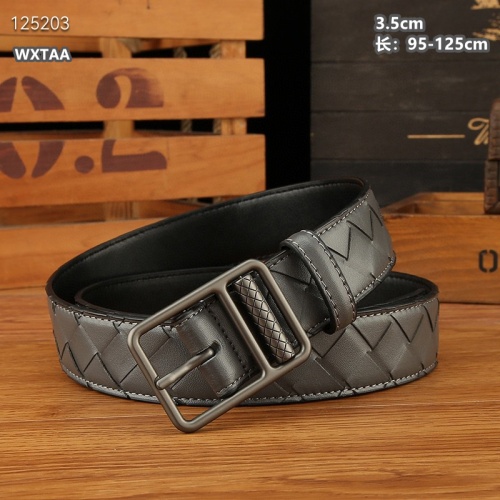 Replica Bottega Veneta AAA Quality Belts In Gray For Men #1244927 $45.00 USD for Wholesale