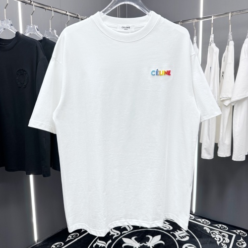 Replica Celine T-Shirts Short Sleeved For Unisex #1244929, $42.00 USD, [ITEM#1244929], Replica Celine T-Shirts outlet from China