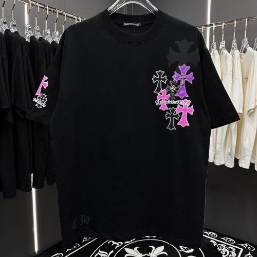 Replica Chrome Hearts T-Shirts Short Sleeved For Unisex #1244936, $42.00 USD, [ITEM#1244936], Replica Chrome Hearts T-Shirts outlet from China