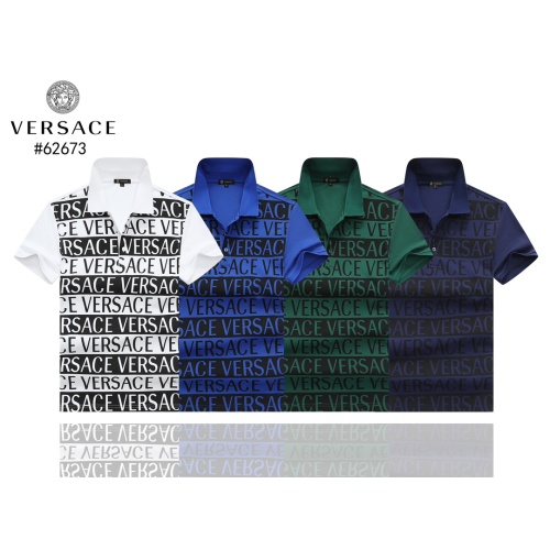 Replica Versace T-Shirts Short Sleeved For Men #1244949 $39.00 USD for Wholesale