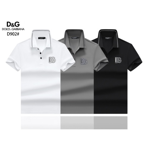 Replica Dolce & Gabbana D&G T-Shirts Short Sleeved For Men #1244978 $39.00 USD for Wholesale