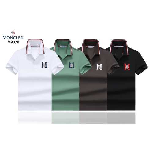 Replica Moncler T-Shirts Short Sleeved For Men #1244982 $39.00 USD for Wholesale