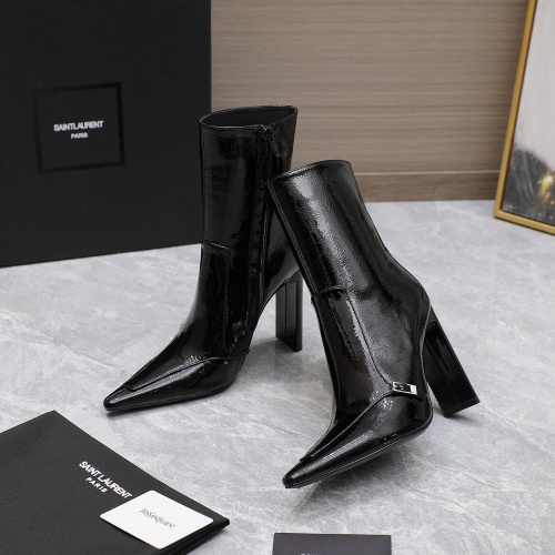 Replica Yves Saint Laurent YSL Boots For Women #1245046 $150.00 USD for Wholesale