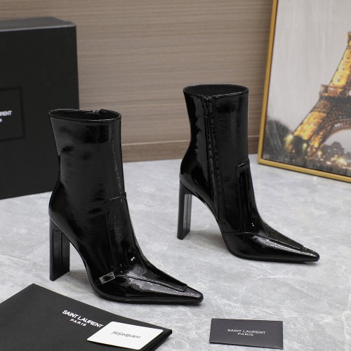 Replica Yves Saint Laurent YSL Boots For Women #1245046 $150.00 USD for Wholesale