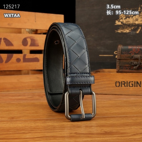 Replica Bottega Veneta AAA Quality Belts In Navy For Men #1245071 $45.00 USD for Wholesale