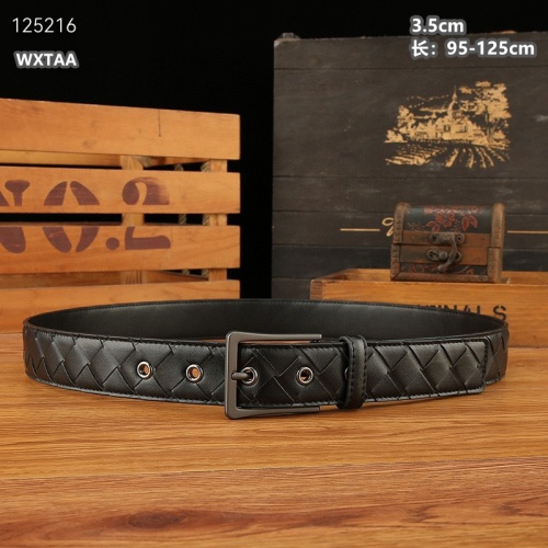 Replica Bottega Veneta AAA Quality Belts In Black For Men #1245074 $45.00 USD for Wholesale