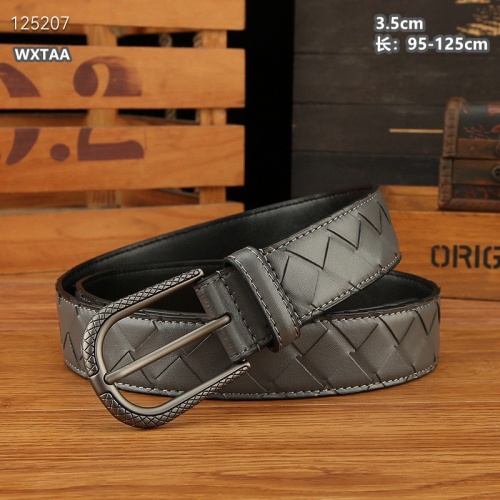 Replica Bottega Veneta AAA Quality Belts In Gray For Men #1245088 $45.00 USD for Wholesale