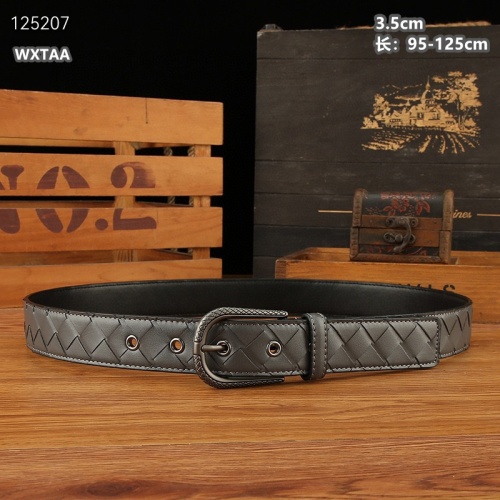 Replica Bottega Veneta AAA Quality Belts In Gray For Men #1245088 $45.00 USD for Wholesale