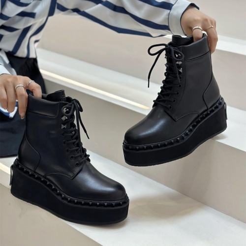 Replica Valentino Boots For Women #1245126, $118.00 USD, [ITEM#1245126], Replica Valentino Boots outlet from China