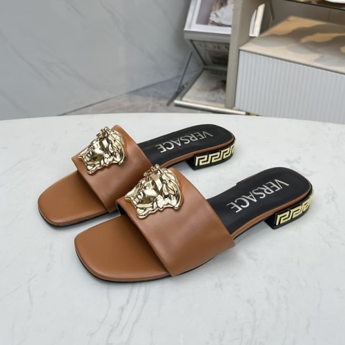 Replica Versace Slippers For Women #1245160, $80.00 USD, [ITEM#1245160], Replica Versace Slippers outlet from China