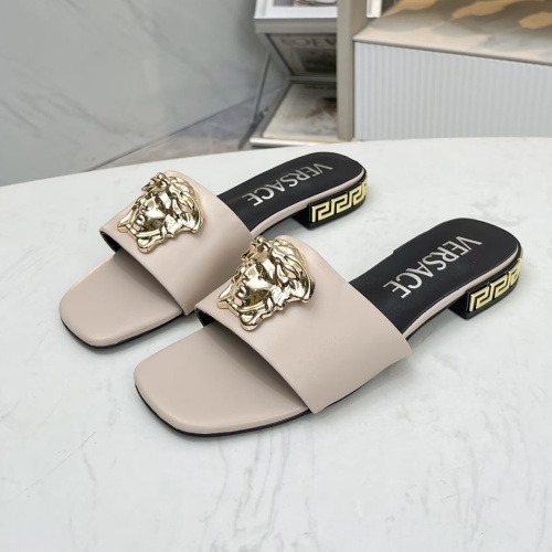 Replica Versace Slippers For Women #1245161, $80.00 USD, [ITEM#1245161], Replica Versace Slippers outlet from China