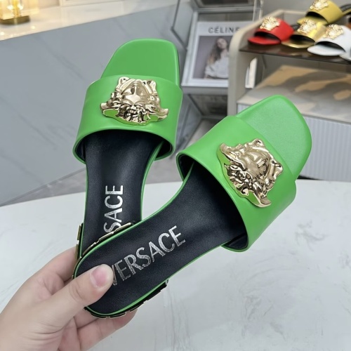 Replica Versace Slippers For Women #1245165 $80.00 USD for Wholesale