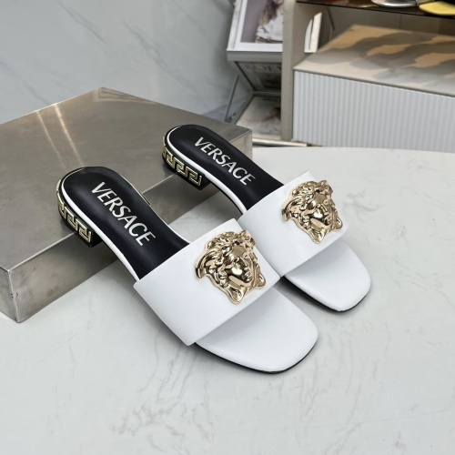 Replica Versace Slippers For Women #1245168 $80.00 USD for Wholesale