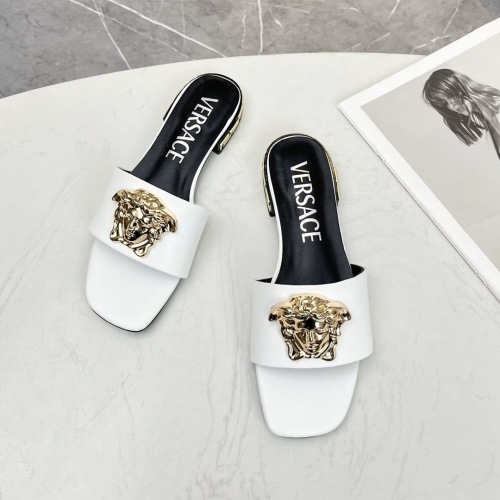 Replica Versace Slippers For Women #1245168 $80.00 USD for Wholesale