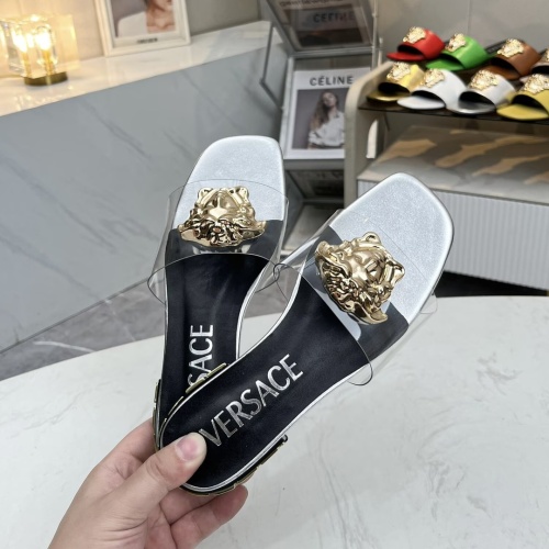 Replica Versace Slippers For Women #1245173 $80.00 USD for Wholesale