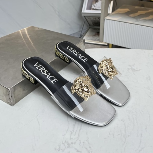 Replica Versace Slippers For Women #1245173 $80.00 USD for Wholesale