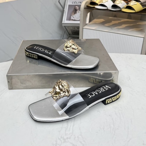 Replica Versace Slippers For Women #1245173 $80.00 USD for Wholesale