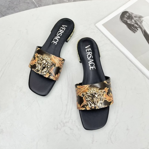 Replica Versace Slippers For Women #1245176 $80.00 USD for Wholesale