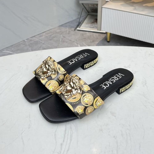 Replica Versace Slippers For Women #1245177, $80.00 USD, [ITEM#1245177], Replica Versace Slippers outlet from China