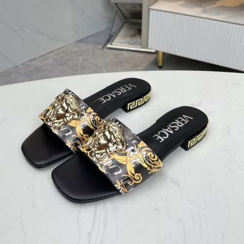 Replica Versace Slippers For Women #1245180, $80.00 USD, [ITEM#1245180], Replica Versace Slippers outlet from China