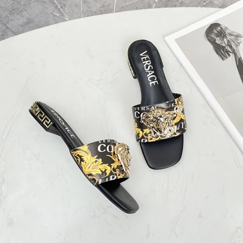 Replica Versace Slippers For Women #1245180 $80.00 USD for Wholesale