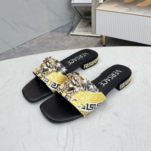 Replica Versace Slippers For Women #1245181, $80.00 USD, [ITEM#1245181], Replica Versace Slippers outlet from China