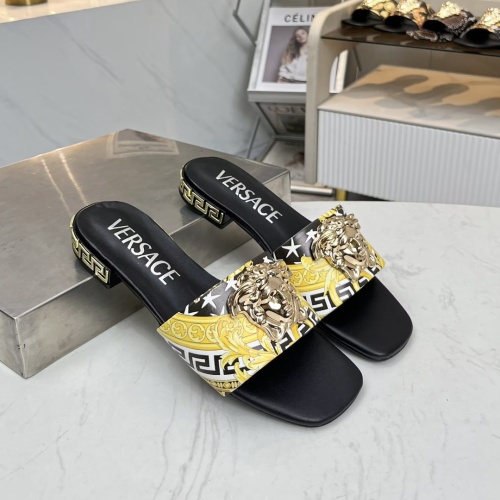 Replica Versace Slippers For Women #1245181 $80.00 USD for Wholesale