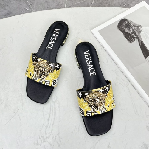 Replica Versace Slippers For Women #1245181 $80.00 USD for Wholesale