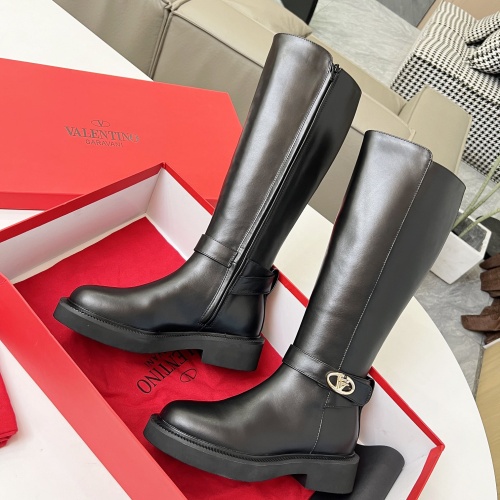 Replica Valentino Boots For Women #1245184 $145.00 USD for Wholesale