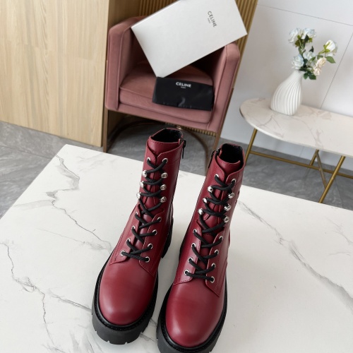 Replica Celine Boots For Women #1245238 $115.00 USD for Wholesale