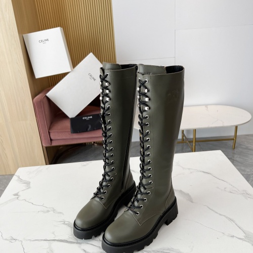 Replica Celine Boots For Women #1245244 $150.00 USD for Wholesale