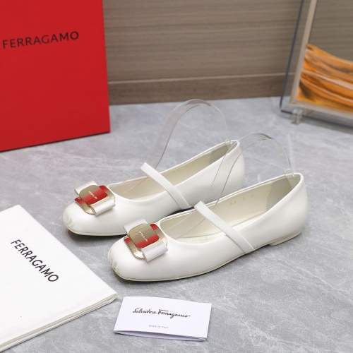 Replica Salvatore Ferragamo Flat Shoes For Women #1245288, $108.00 USD, [ITEM#1245288], Replica Salvatore Ferragamo Flat Shoes outlet from China