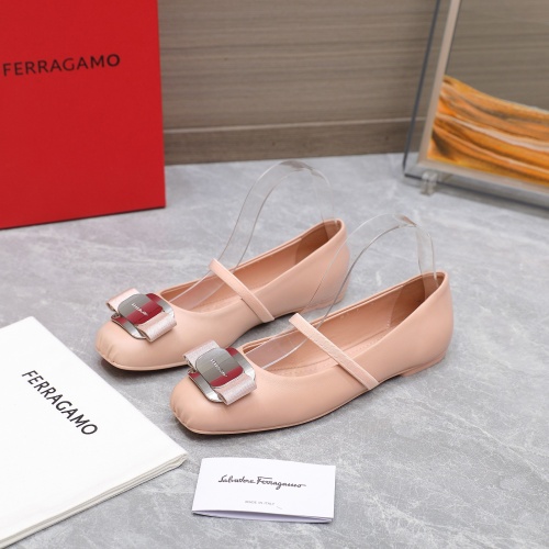 Replica Salvatore Ferragamo Flat Shoes For Women #1245289, $108.00 USD, [ITEM#1245289], Replica Salvatore Ferragamo Flat Shoes outlet from China