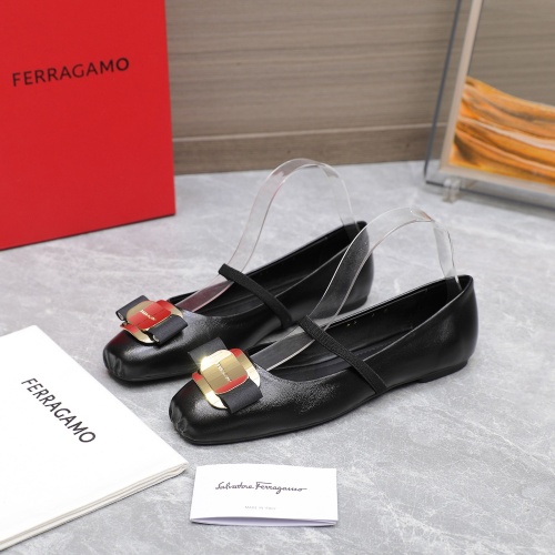 Replica Salvatore Ferragamo Flat Shoes For Women #1245290, $108.00 USD, [ITEM#1245290], Replica Salvatore Ferragamo Flat Shoes outlet from China