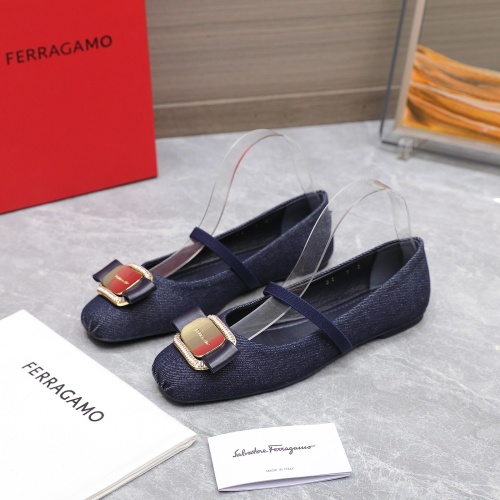 Replica Salvatore Ferragamo Flat Shoes For Women #1245293, $108.00 USD, [ITEM#1245293], Replica Salvatore Ferragamo Flat Shoes outlet from China