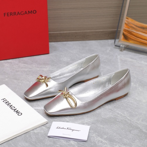 Replica Salvatore Ferragamo Flat Shoes For Women #1245309, $112.00 USD, [ITEM#1245309], Replica Salvatore Ferragamo Flat Shoes outlet from China