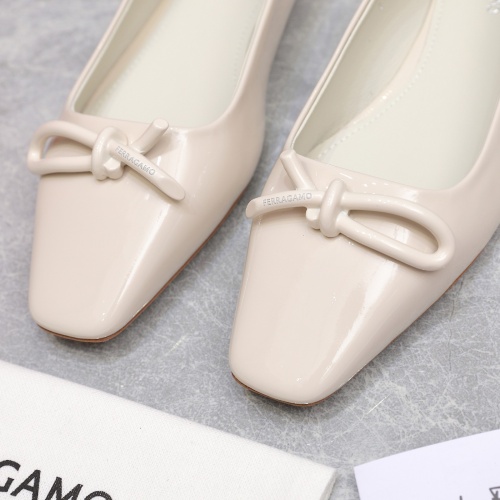 Replica Salvatore Ferragamo Flat Shoes For Women #1245310 $112.00 USD for Wholesale