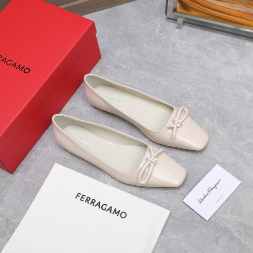 Replica Salvatore Ferragamo Flat Shoes For Women #1245310 $112.00 USD for Wholesale