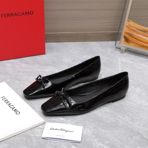 Replica Salvatore Ferragamo Flat Shoes For Women #1245313, $112.00 USD, [ITEM#1245313], Replica Salvatore Ferragamo Flat Shoes outlet from China