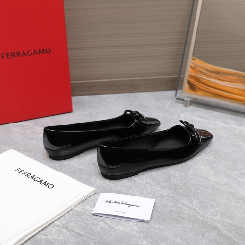 Replica Salvatore Ferragamo Flat Shoes For Women #1245313 $112.00 USD for Wholesale