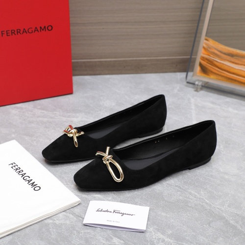 Replica Salvatore Ferragamo Flat Shoes For Women #1245314, $112.00 USD, [ITEM#1245314], Replica Salvatore Ferragamo Flat Shoes outlet from China