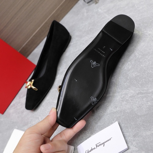 Replica Salvatore Ferragamo Flat Shoes For Women #1245314 $112.00 USD for Wholesale