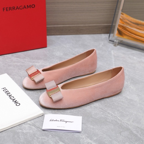 Replica Salvatore Ferragamo Flat Shoes For Women #1245315, $115.00 USD, [ITEM#1245315], Replica Salvatore Ferragamo Flat Shoes outlet from China