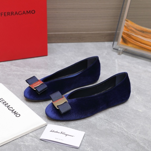 Replica Salvatore Ferragamo Flat Shoes For Women #1245316, $115.00 USD, [ITEM#1245316], Replica Salvatore Ferragamo Flat Shoes outlet from China