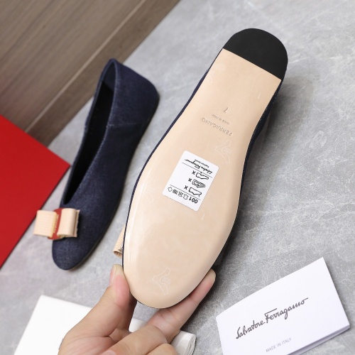 Replica Salvatore Ferragamo Flat Shoes For Women #1245317 $115.00 USD for Wholesale